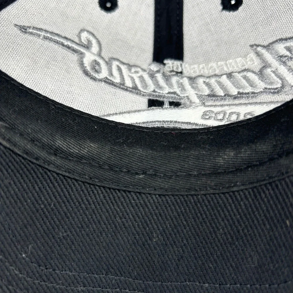 Carolina‎ Panthers 2003 NFC Champions Reebok Hat Mens OSFM Black Red Blue Sporty